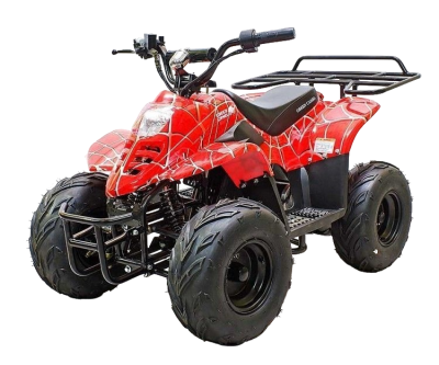 Квадроцикл GreenCamel Gobi K51 (30Ah 36V 800W R7 Цепь) быстросъем, ножной тормоз, красный паук