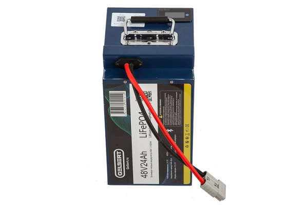 Литиевый тяговый аккумулятор Gelbert LiFePO4 (48V/24Ah/30А/1,152Wh) BT/Display