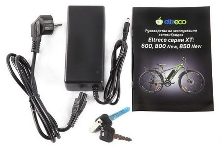 Велогибрид Eltreco XT 800 new черно-красный