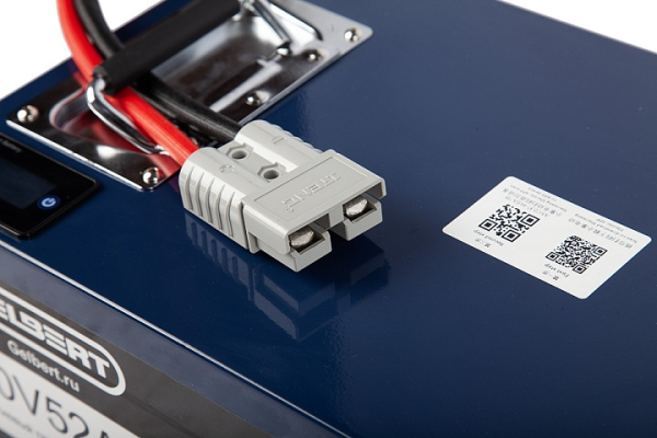 Литиевый тяговый аккумулятор Gelbert LiFePO4 (60V/52Ah/80A/3,120Wh) BT/Display