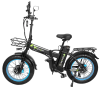 Электровелосипед SYCCYBA H1 (F10) DUAL 23AH синий