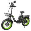 Электровелосипед Syccyba H2 DUAL зеленый