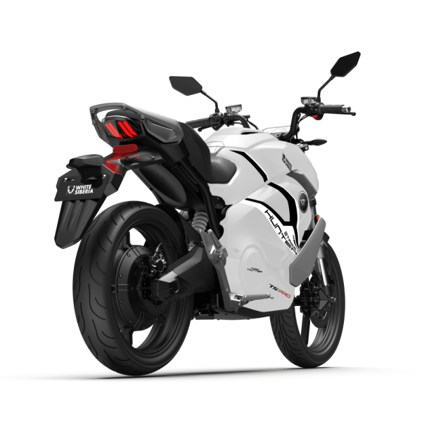 Электромотоцикл WHITE SIBERIA SUPER SOCO STREET HUNTER PRO белый