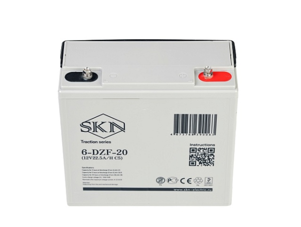 Тяговый аккумулятор SKN 6-DZF-20 (12V22.5A/H C5)