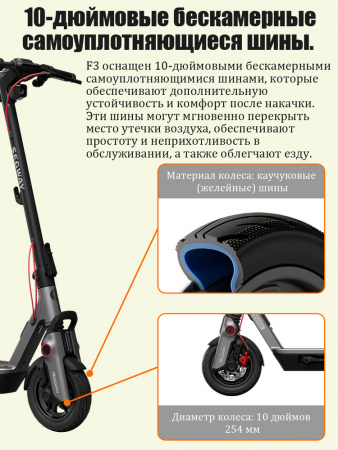 Электросамокат Ninebot Kickscooter F3 32 км/ч