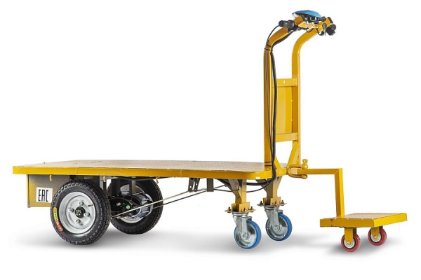 Платформенная тележка электрическая RuTrike ПЛИТА 1500