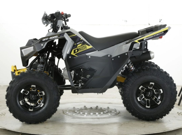 Квадроцикл бензиновый MOTAX GRIZLIK RAPTOR D125 LUX желтый