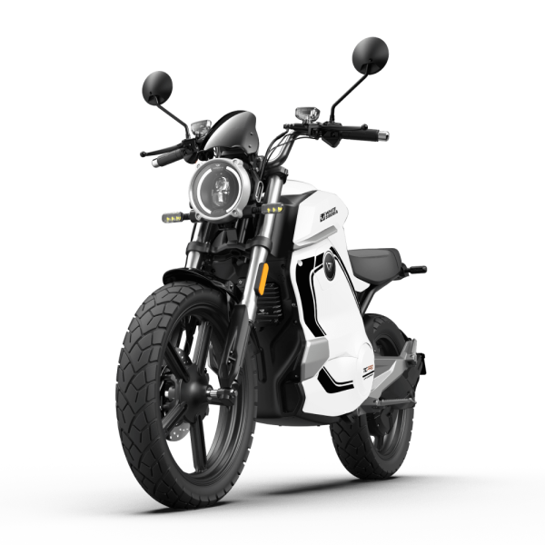 Электромотоцикл WHITE SIBERIA SUPER SOCO WANDERER PRO белый