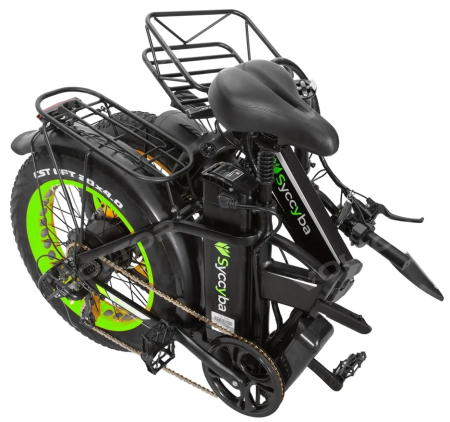 Электровелосипед SYCCYBA H1 (F10) DUAL 20AH зеленый