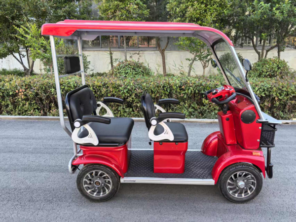 Гольфкар GreenCamel Сонора A3 ECO (3 seats 1000W R8) красный