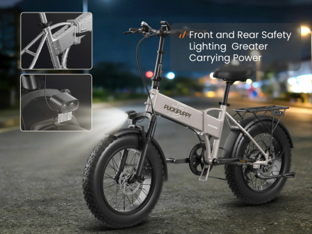 Электровелосипед PUCKIPUPPI DACHSHUND серый