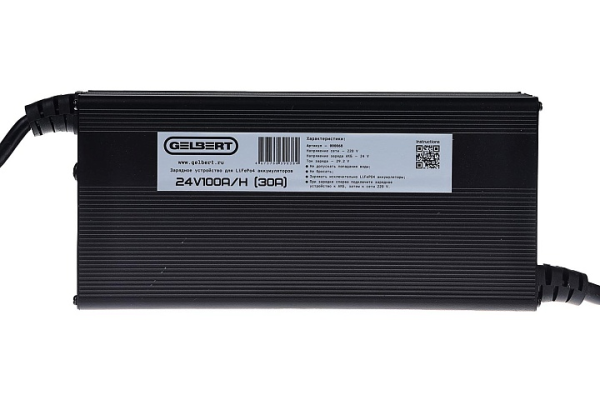 Зарядное устройство Gelbert для LiFePo4 аккумуляторов 24V100A/H (30А)