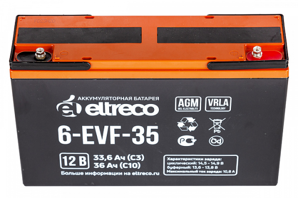 Тяговый аккумулятор Eltreco 6-EVF-32 (12V32A/H C3)